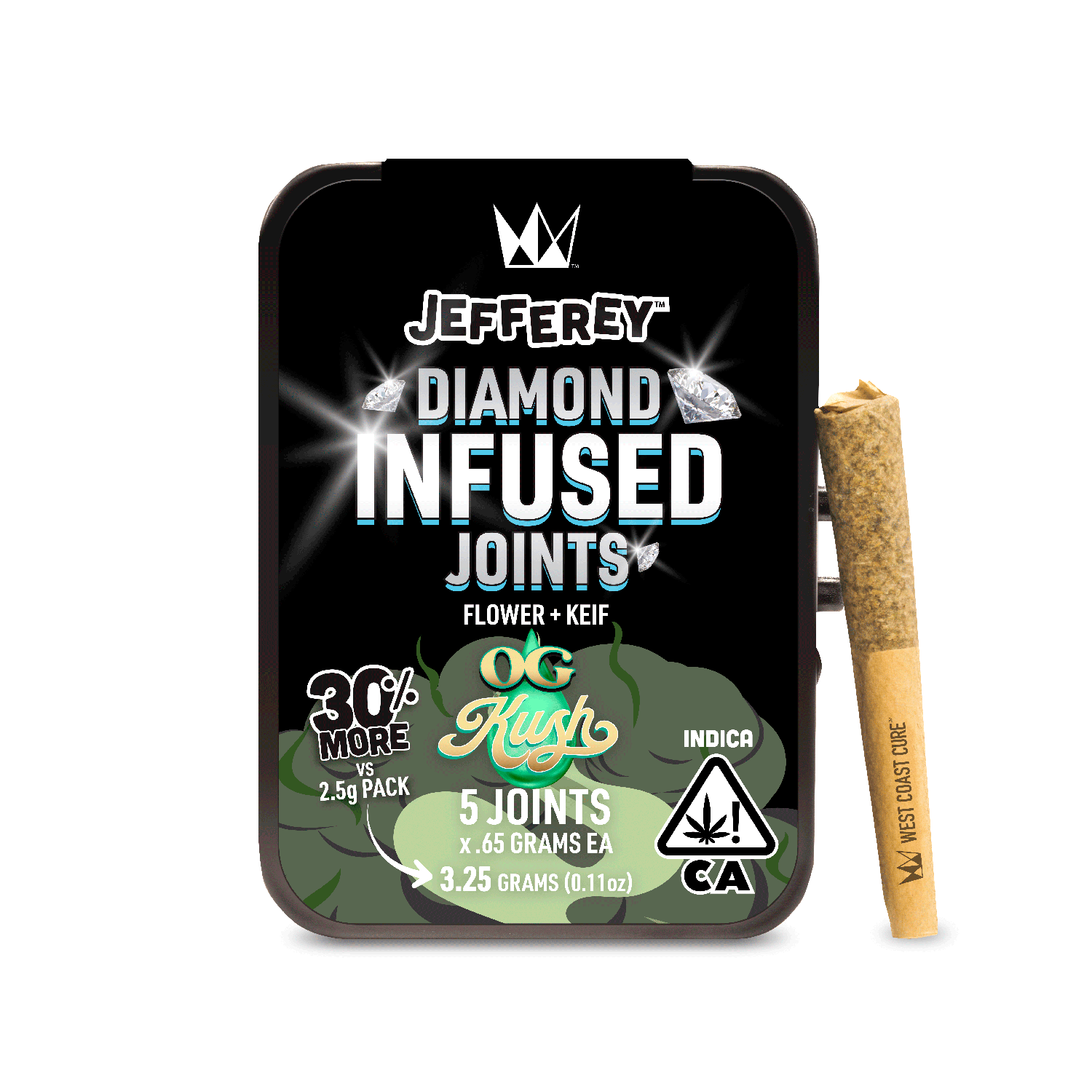 OG Kush - Jefferey Infused Joint .65g 5 Pack