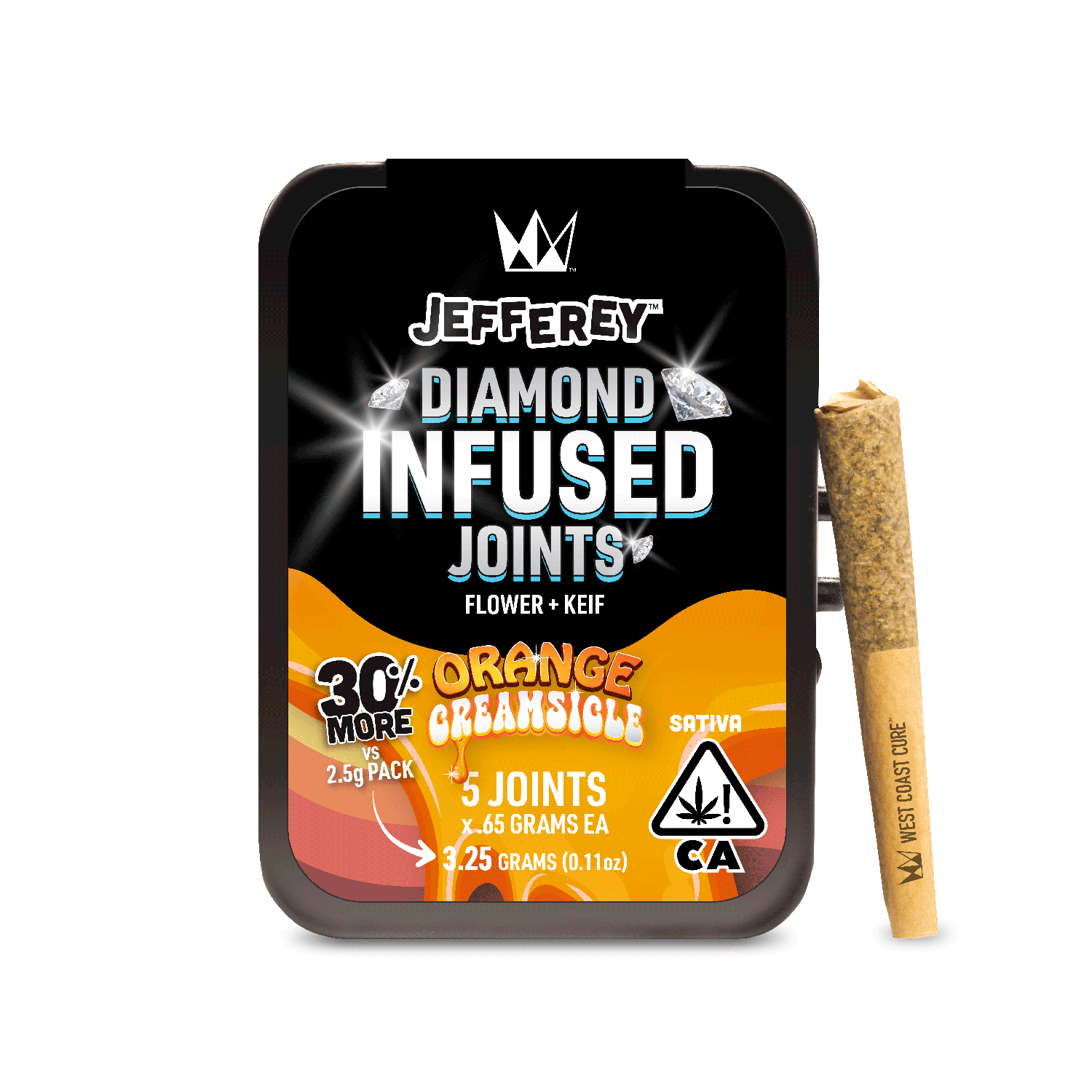 Orange Creamsicle - Jefferey Infused Joint .65g 5 Pack