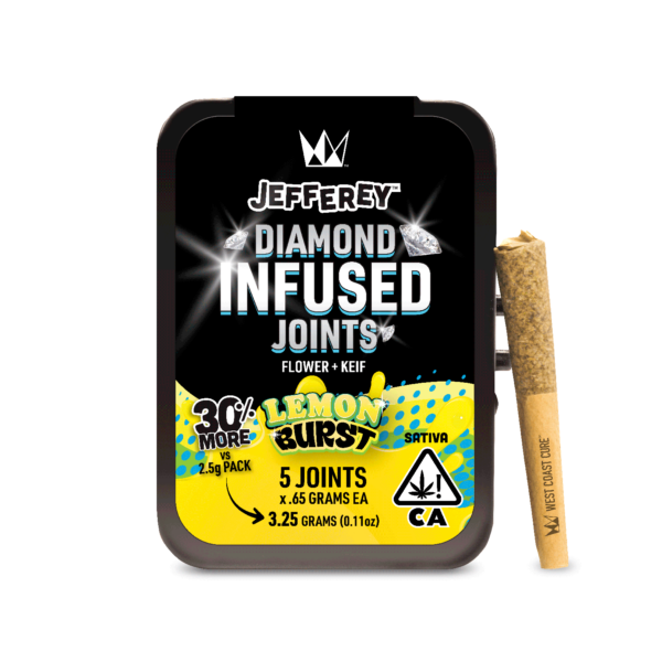 Lemon Burst - Jefferey Infused Joint .65g 5 Pack