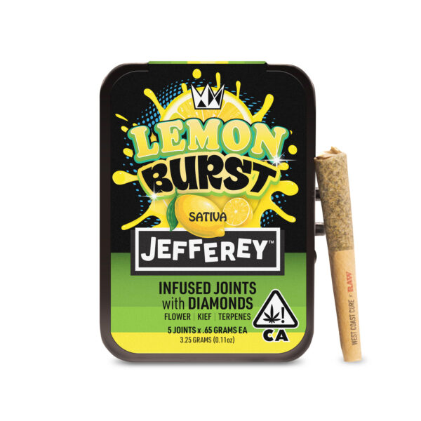 Lemon Burst - Jefferey Infused Joint .65g 5 Pack