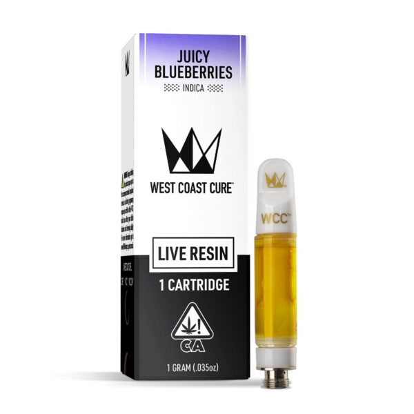 Juicy Blueberries 1g Live Resin Cart