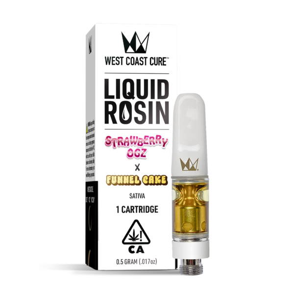 Strawberry OGZ x Funnel Cake 0.5g Liquid Rosin Tiered Cartridge