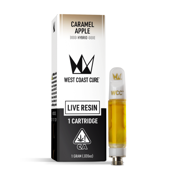 Caramel Apple Live resin cartridge