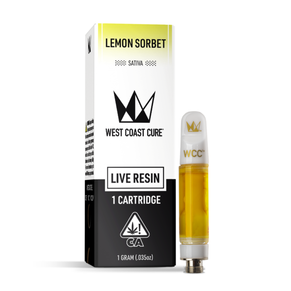 Lemon Sorbet 1g Live Resin Cart (Sativa)