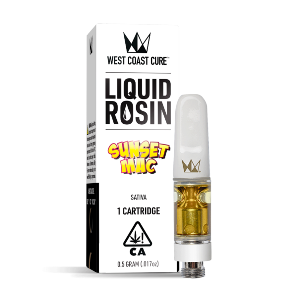 Sunset Mac 0.5g Liquid Rosin Tiered Cart